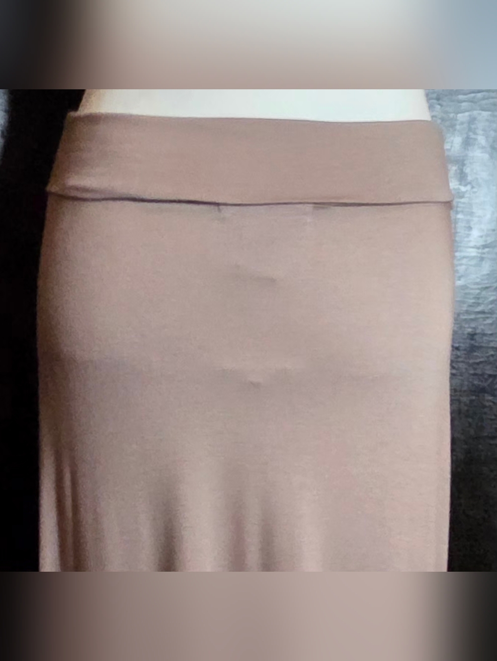 NWT Design History Nutmeg Foldover Sharkbite Maxi Skirt L - Picture 7 of 11